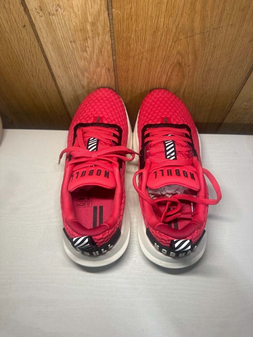 NOBULL Journey 2 Running Shoes Punch Red Women's Size 8 / Men's Size 6.5 - Picture 4 of 5
